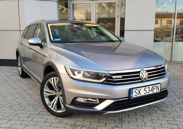 Volkswagen Passat cena 96900 przebieg: 186000, rok produkcji 2019 z Siemianowice Śląskie małe 121